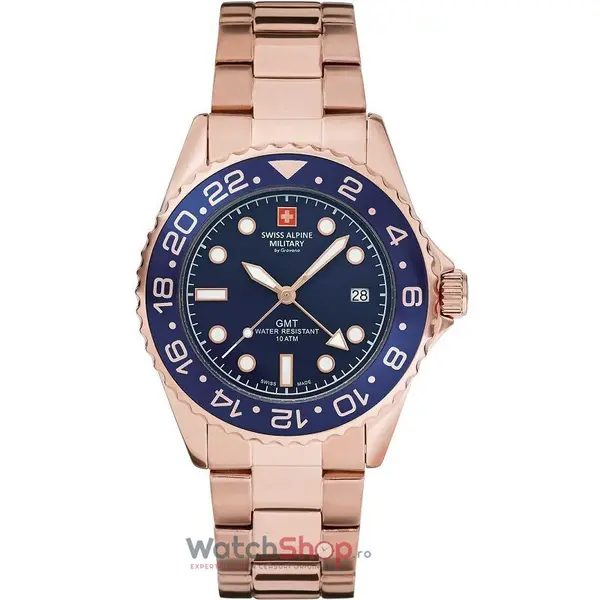 Ceas Swiss Alpine Military BY GROVANA 7052.1165 GMT Diver