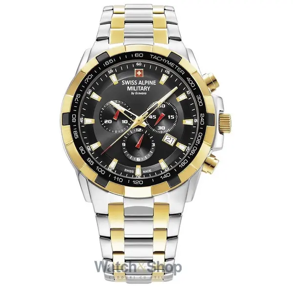 Ceas Swiss Alpine Military Star Fighter Chrono 7043.9147