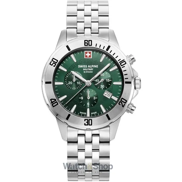 Ceas Swiss Alpine Military Swiss Alpine Military 7024.9134 Mens Watch Cruiser Chronograph 44mm 10ATM