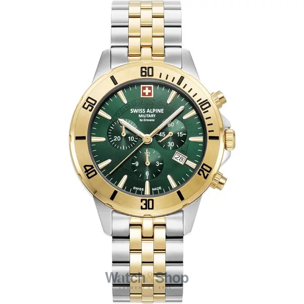Ceas Swiss Alpine Military Swiss Alpine Military 7024.9144 Mens Watch Cruiser Chronograph 44mm 10ATM
