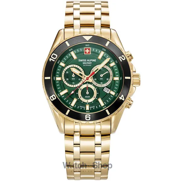 Ceas Swiss Alpine Military Swiss Alpine Military 7034.9118 Mens Watch Sierra Chronograph 43mm 10ATM