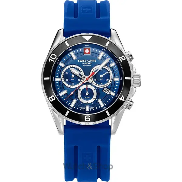 Ceas Swiss Alpine Military Swiss Alpine Military 7034.9836 Mens Watch Sierra Chronograph 43mm 10ATM