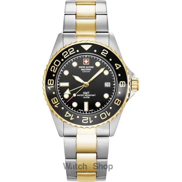 Ceas Swiss Alpine Military Swiss Alpine Military 7052.1142 Mens Watch Nautilus GMT 42mm 10ATM