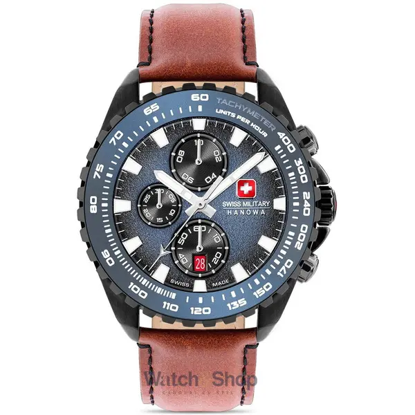 Ceas Swiss Military Hanowa Swiss Military Hanowa SMWGC0001831 Mens Watch Stone Marten Chrono 45mm 10ATM