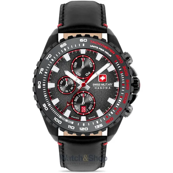 Ceas Swiss Military Hanowa Swiss Military Hanowa SMWGC0001832 Mens Watch Stone Marten Chrono 45mm 10ATM