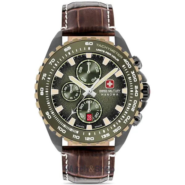 Ceas Swiss Military Hanowa Swiss Military Hanowa SMWGC0001840 Mens Watch Stone Marten Chrono 45mm 10ATM