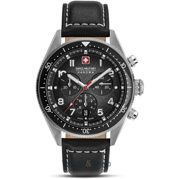 Ceas Swiss Military Hanowa Swiss Military Hanowa SMWGC0003801 Mens Watch Greyhound Chrono 43mm 10ATM