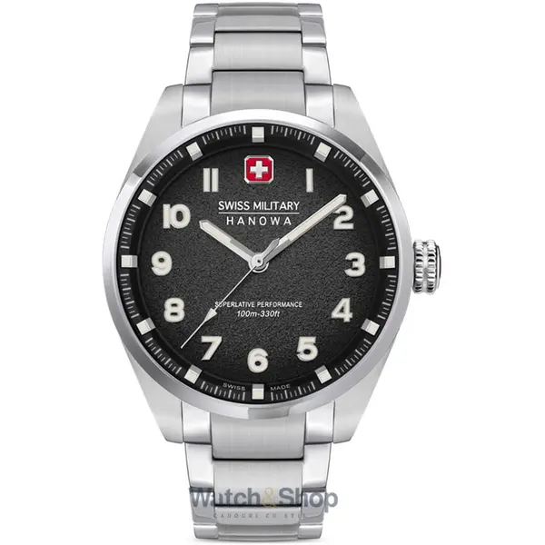 Ceas Swiss Military Hanowa Swiss Military Hanowa SMWGG0001503 Mens Watch Greyhound 42mm 10ATM