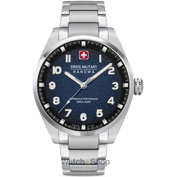 Ceas Swiss Military Hanowa Swiss Military Hanowa SMWGG0001504 Mens Watch Greyhound 42mm 10ATM