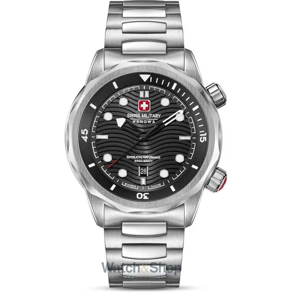 Ceas Swiss Military Hanowa Swiss Military Hanowa SMWGH0006404 Mens watch Breakwater 43mm 30ATM