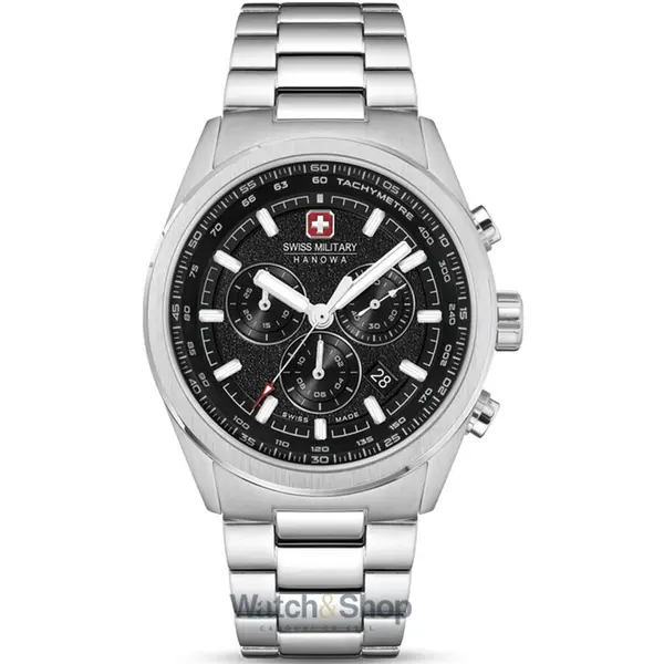 Ceas Swiss Military Hanowa Swiss Military Hanowa SMWGI0004204 Mens Watch Navalus Pro Chrono 43mm 10ATM