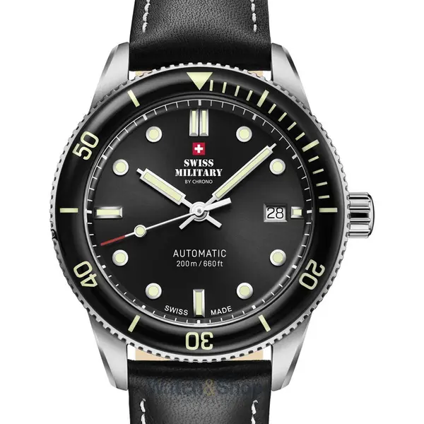 Ceas Swiss Military Swiss Military SMA34106.05 Mens Watch Automatic Diver 42mm 20ATM