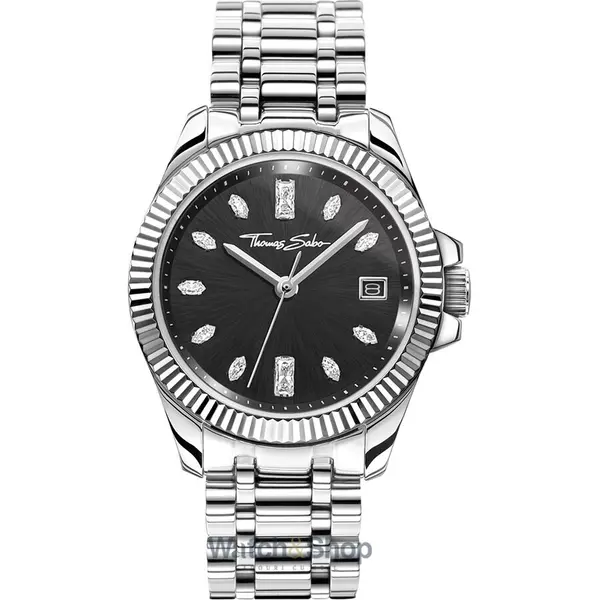 Ceas Thomas Sabo Thomas Sabo WA0406-201-203 Watch Divine Black 33mm 10ATM
