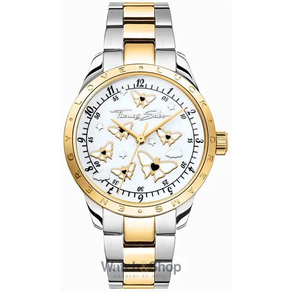 Ceas Thomas Sabo Thomas Sabo WA0433-291-202-34 Ladies Watch butterflies Bicolor 34mm 10ATM