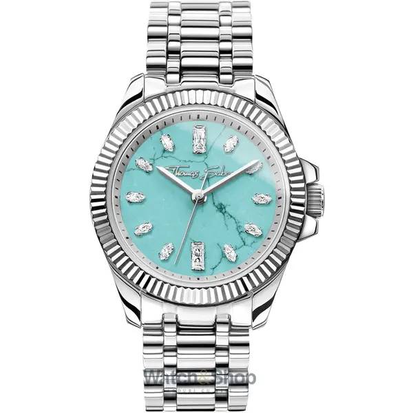 Ceas Thomas Sabo Thomas Sabo WA0435 Ladies Watch Divine Jewellery Stone Silver-Colored 33mm 5ATM