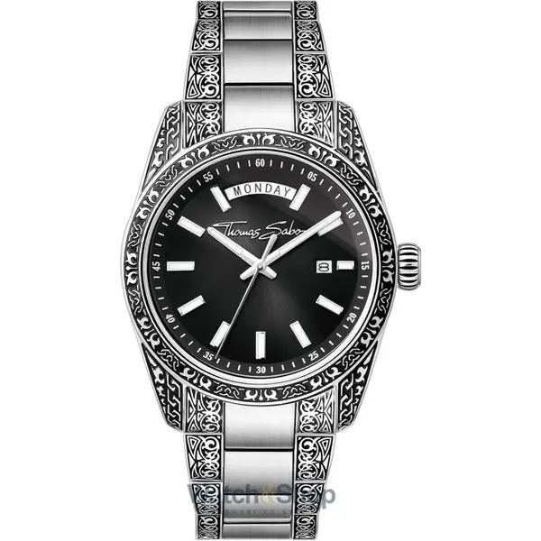 Ceas Thomas Sabo Thomas Sabo WA0438-201-203 Mens Watch Rebel At Heart Revive 40mm 5ATM