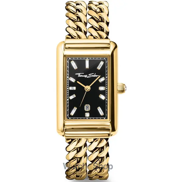 Ceas Thomas Sabo Thomas Sabo WA0452-291-203 Ladies Watch Elegance Black 22mm 3ATM