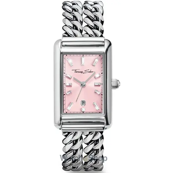 Ceas Thomas Sabo Thomas Sabo WA0454-201-204 Ladies Watch Elegance Pink 22mm 3ATM