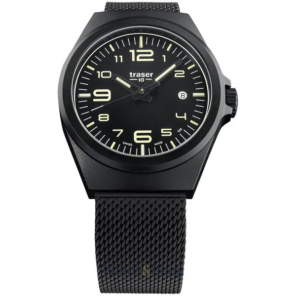 Ceas Traser Traser H3 108206 P59 Esssential M Black Men's 42mm 10ATM