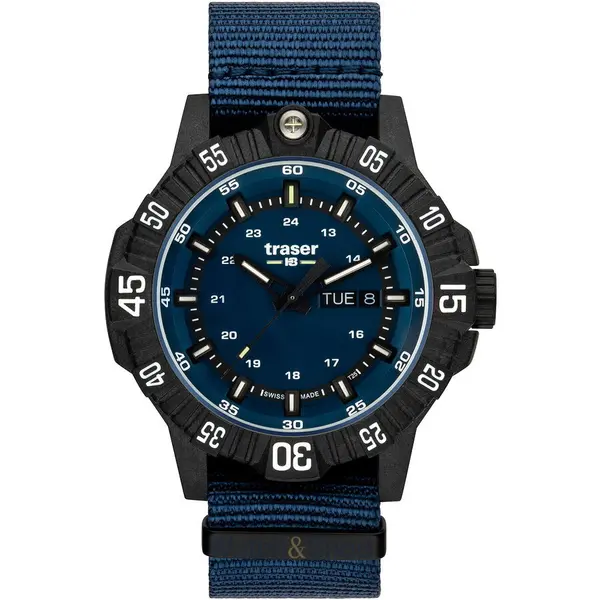 Ceas Traser Traser H3 110724 P99 Q Tactical Blue 46mm 20ATM