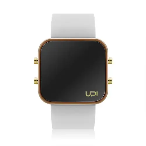 Ceas UpWatch LED GBROWN (Alb)