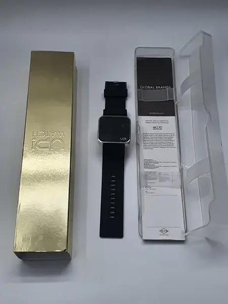 Ceas UpWatch Touch SHINY SILVER (Negru)