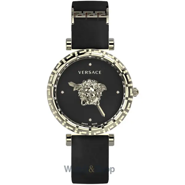 Ceas Versace Versace VEDV00919 Ladies Watch Palazzo Empire Greca Diamond 37mm 5ATM