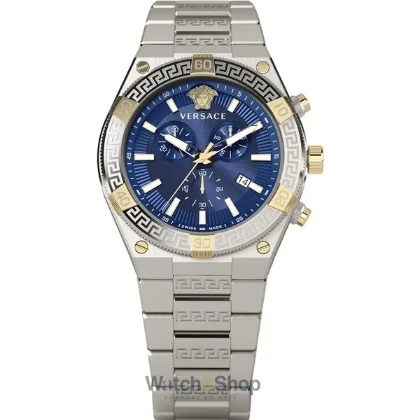 Ceas Versace Versace VESO00522 Mens Watch Sporty Greca Chrono 46mm 5ATM