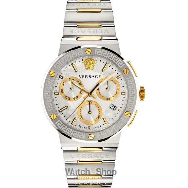 Ceas Versace Versace VEZ900321 Mens Watch Greca Logo Chrono 43mm 5ATM