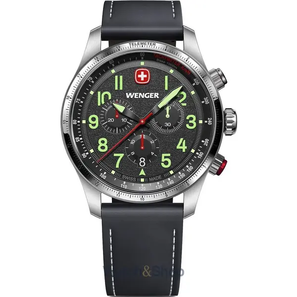 Ceas Wenger Wenger 01.0543.110 Mens Watch Terragraph Chrono 43mm 10ATM