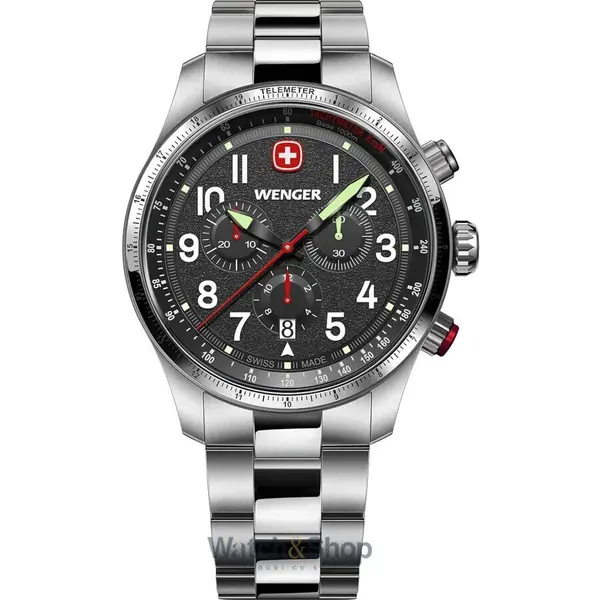 Ceas Wenger Wenger 01.0543.111 Mens Watch Terragraph Chrono 43mm 10ATM