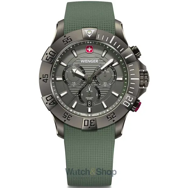 Ceas Wenger Wenger 01.0643.127 Mens Watch Seaforce Chronograph 43mm 20ATM