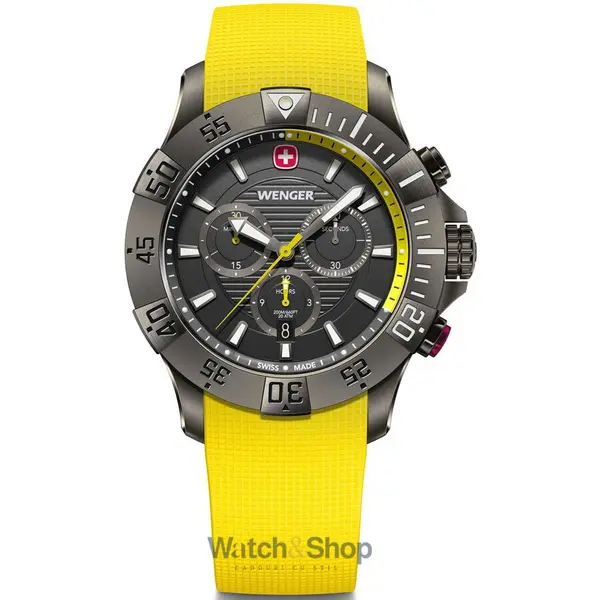 Ceas Wenger Wenger 01.0643.129 Mens Watch Seaforce Chronograph 43mm 20ATM