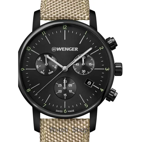 Ceas Wenger Wenger 01.1743.117 Urban Classic Chronograph 44mm 10ATM
