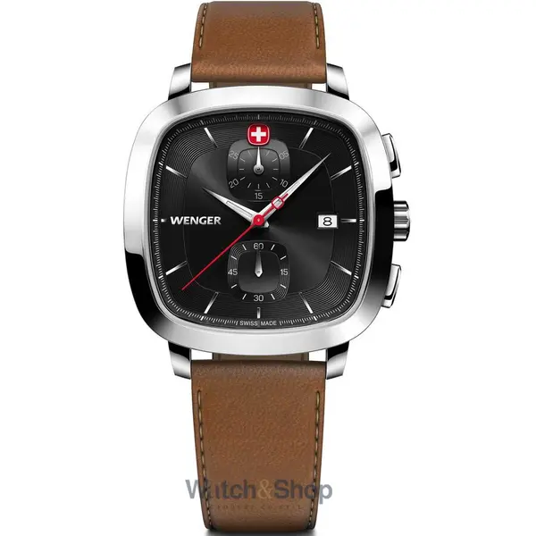 Ceas Wenger Wenger 01.1933.102 Mens Watch Vintage Classic Chronograph 40mm 5ATM