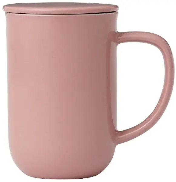 Ceașcă de ceai cu strecurătoare Viva Scandinavia - Minima Stone Rose, 500 ml