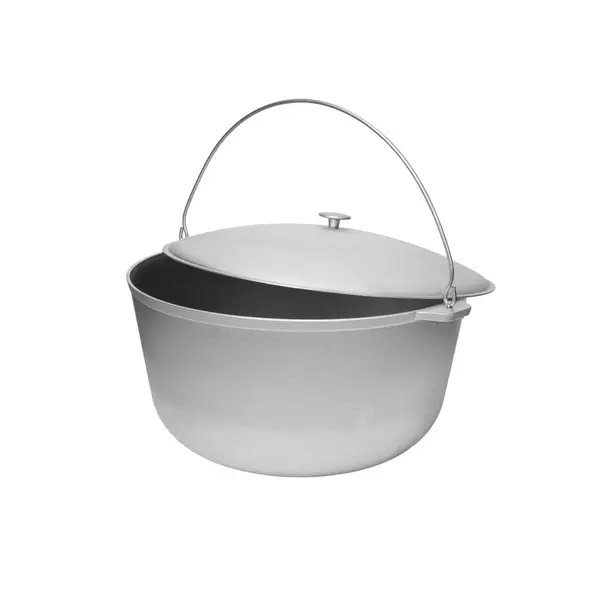 Ceaun din aluminiu alimentar cu capac, capacitate 40 litri