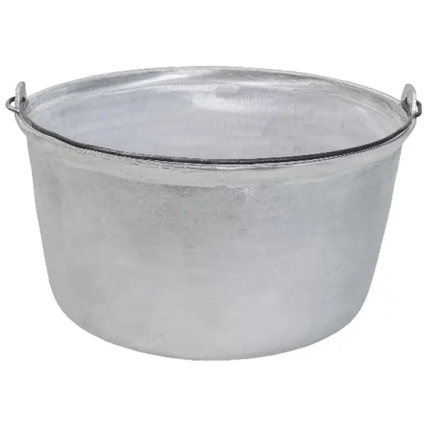 Ceaun din Aluminiu, Capacitate 40 l, Fund Drept, Zilan