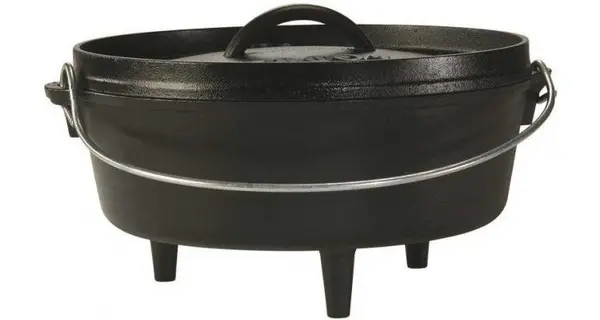Ceaun din fonta cu capac - cuptor olandez Lodge 25,4 CM- 3,7 litri