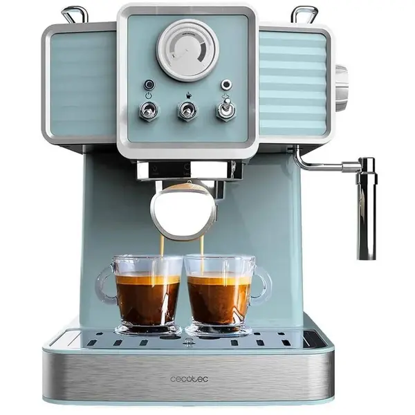 CECOTEC Espressor manual Cecotec, Power Espresso 20 Tradizionale, 1350 W, 20 bar, 1.5 l, Verde
