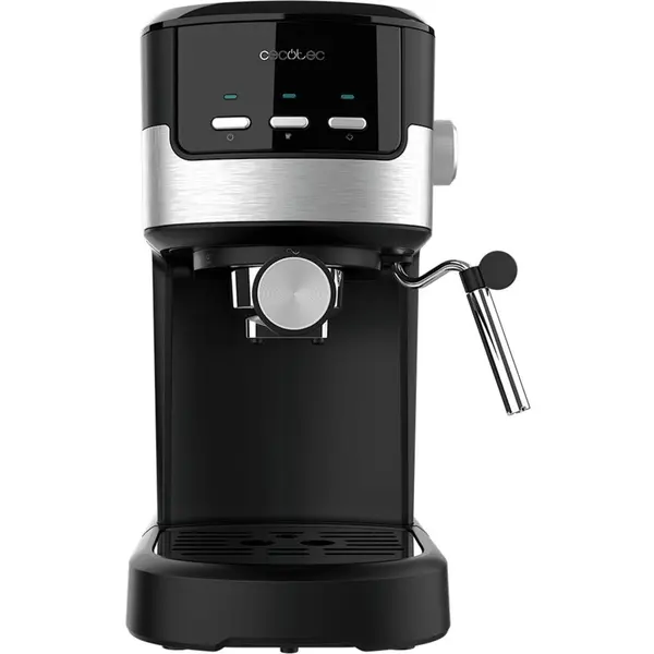 CECOTEC Espressorul de cafea Cecotec Power 20 Pecan 1100W, 20 bar, Negru-Otel inoxidabil