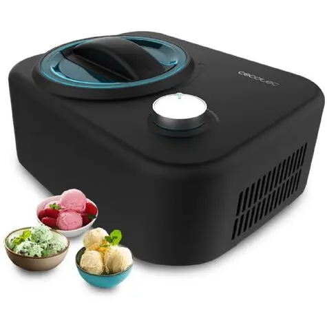 CECOTEC Masina de inghetata Cecotec Gelacy 800, 100 W, capacitate 800 ml, Negru
