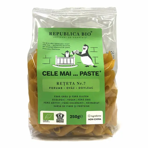 Cele mai…PASTE Reteta 7 Porumb Ovaz Dovleac, fara gluten, ecologic, 250g, Republica BIO
