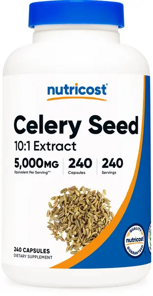 Celery Seed, 240 capsule , Nutricost