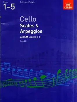 Cello Scales & Arpeggios, ABRSM Grades 1-5. from 2012, Sheet Map/***