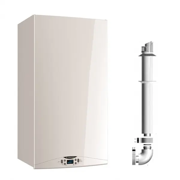 Centrala Ariston HS Premium 24 kw, centrala pe gaz, in condensare kit de evacuare inclus