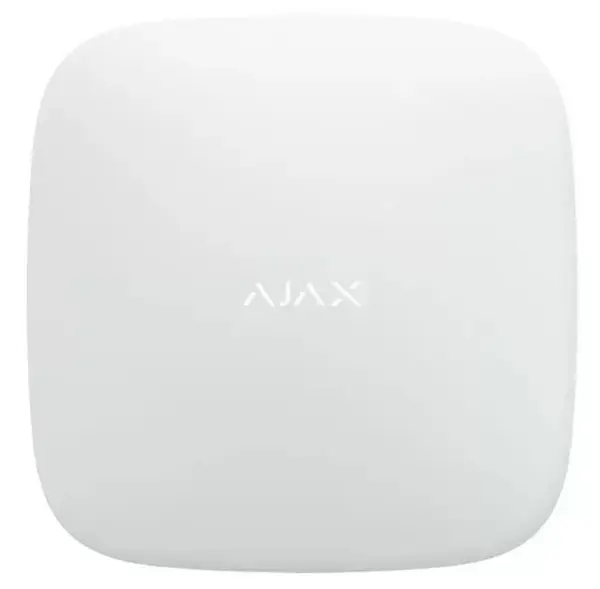 Centrala de alarma wireless, 100 dispozitive, 2 km, 4G, suport verificare foto, alba, AJAX HUB2 4G WH