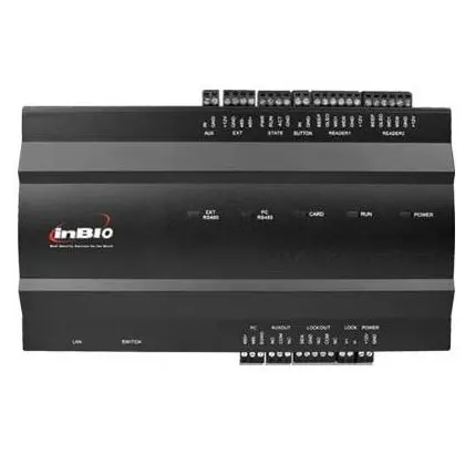 Centrala de control acces biometrica ZKTeco INBIO-2-2 pentru 2 usi bidirectionale