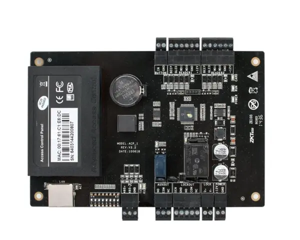 Centrala de control acces si pontaj, o usa bidirectionala TCP/IP CCA3-1-2