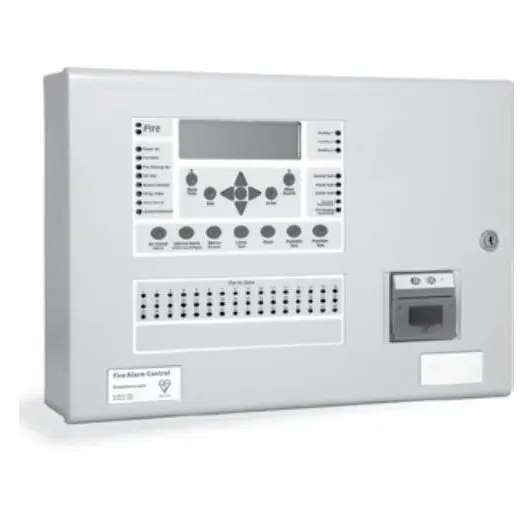 Centrala de incendiu cu 2 bucle Kentec ENH63962 03 cu 96 LED-uri de zona, montaj aparent